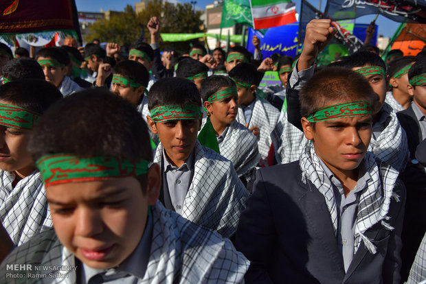 راهپیمایی 13 آبان در مشهد