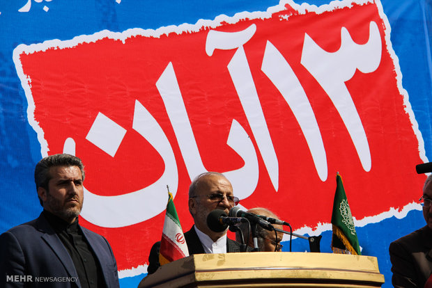 راهپیمایی یوم الله ۱۳ آبان در زاهدان