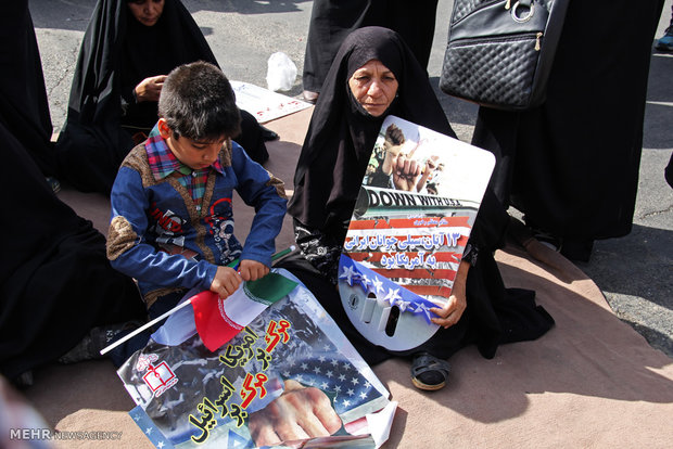 راهپیمایی یوم الله ۱۳ آبان در زاهدان