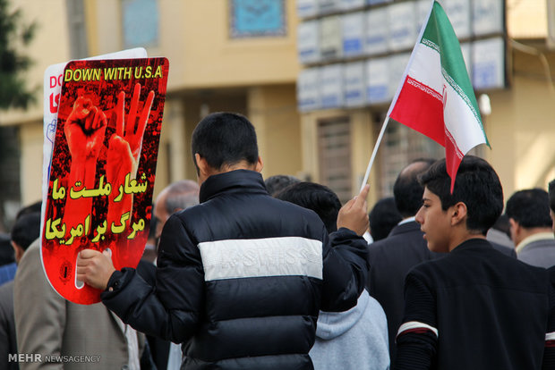 راهپیمایی یوم الله ۱۳ آبان در زاهدان