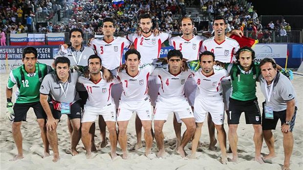 Iran vice-champion in Beach Soccer Intl. Cup