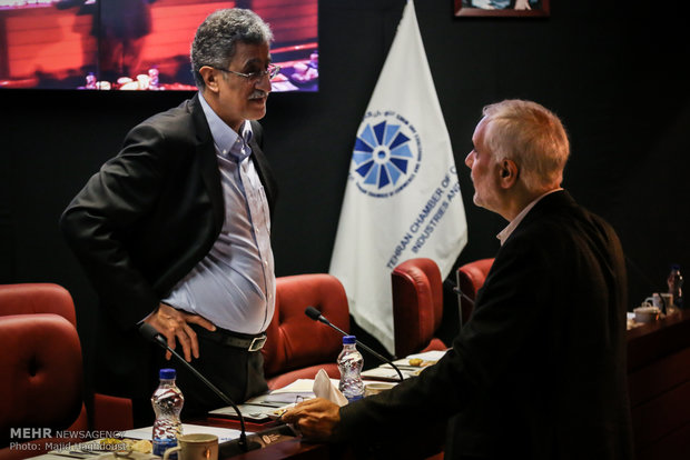 مسعود خوانساری در نشست هیأت نمایندگان اتاق تهران