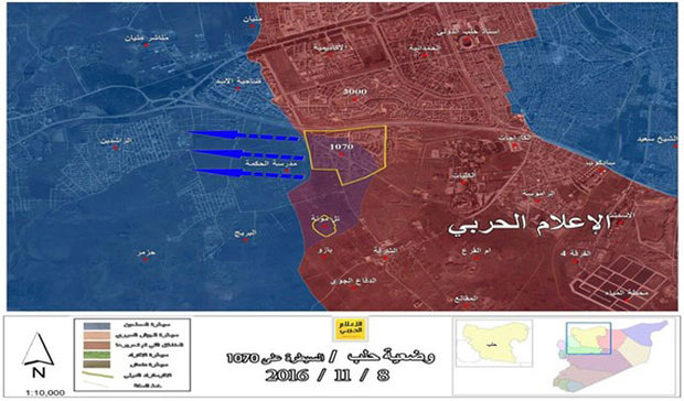 الجيش السوري يستعيد السيطرة على مشروع الـ1070 جنوب غرب حلب