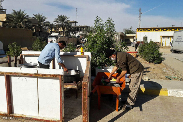 موكب "كلستان" في خدمة زوار الأربعين الحسيني