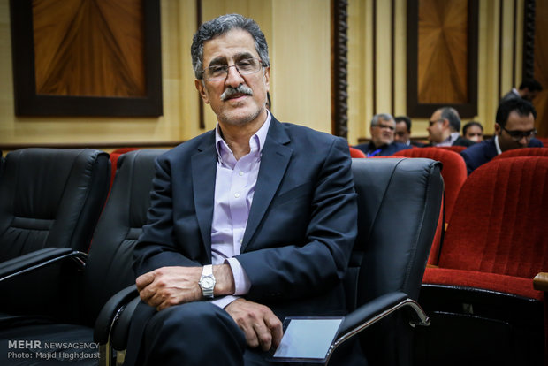مسعود خوانساری در مجمع عمومی اتاق بازرگانی و صنایع و معادن ایران