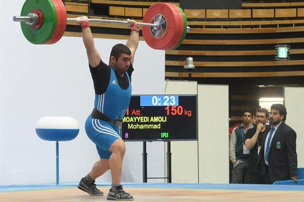 Moayyedi wins gold in Asian Youth Weightlifting C’ships