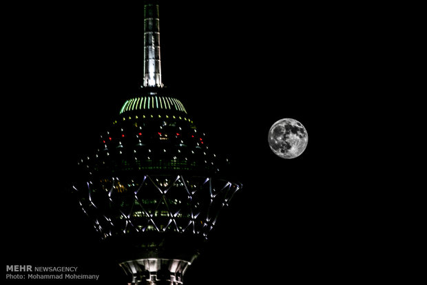 Supermoon in Iran's sky