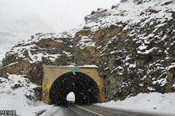 محور ساری- کیاسر به دلیل بارش برف مسدود شد