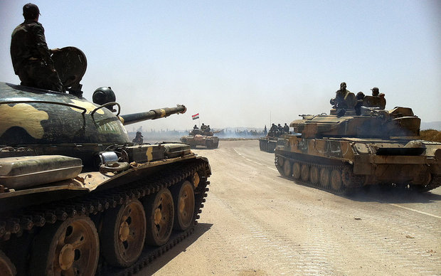 الجيش السوري يقترب من دوما بمساندة جويّة روسيّة وسوريّة
