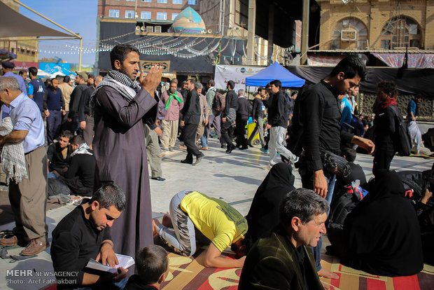 وداع عشاق الحسین از نجف