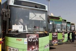 ۴۰۰ ناوگان برای جابجایی زائران از مرز مهران اضافه شد