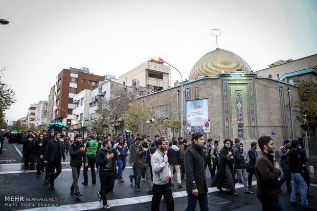 Arbaeen rally of Iranian students
