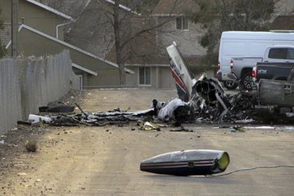 سقوط هواپیما در آمریکا ۴ کشته برجای گذاشت