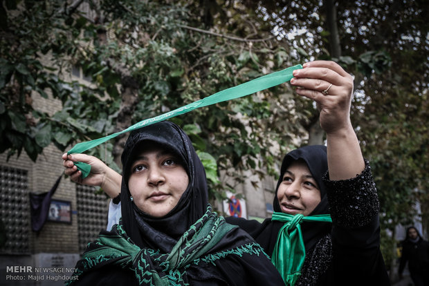  مراسم پیاده روی اربعین حسینی در تهران