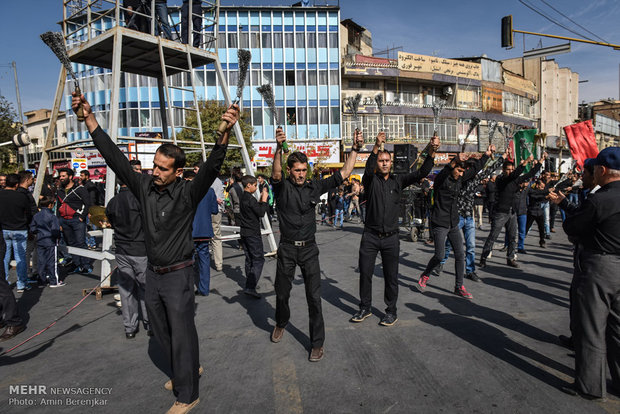 Massive Arbaeen procession in Shiraz