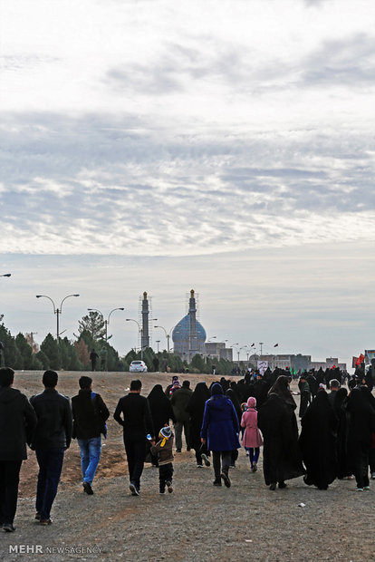 مراسم پیاده روی اربعین حسینی در سیرجان