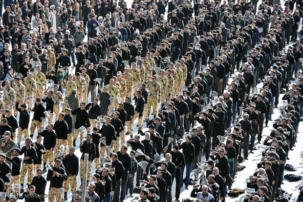 Arbaeen mourning ceremony in Shahreza