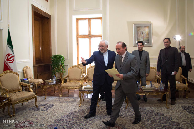 FM Zarif's meetings on Mon.