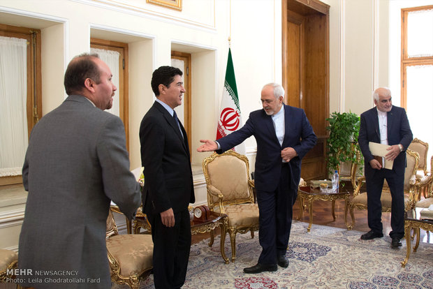 FM Zarif's meetings on Mon.