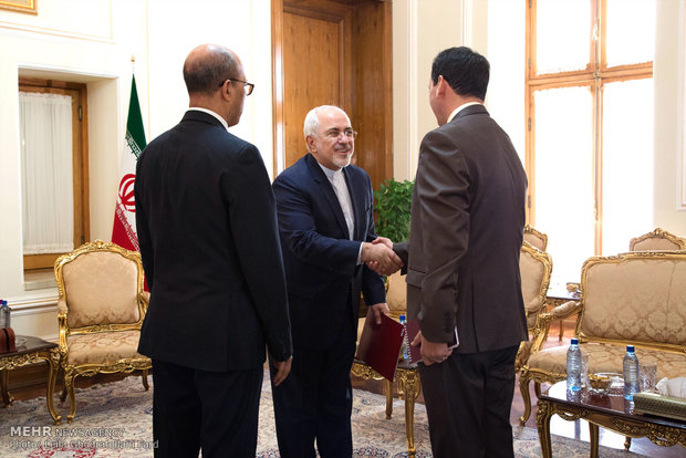 FM Zarif's meetings on Mon.