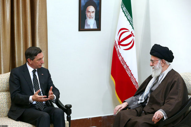 Slovenian President and his entourage met with Ayatollah Khamenei