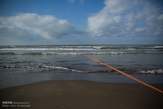 Fishing in Caspian Sea