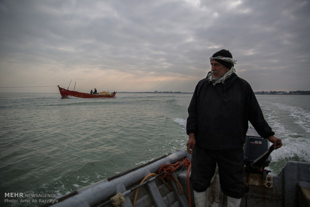 Fishing in Caspian Sea