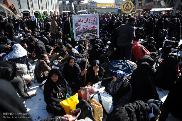 جمع آوری موکب ها و بازگشت زائران از کربلا