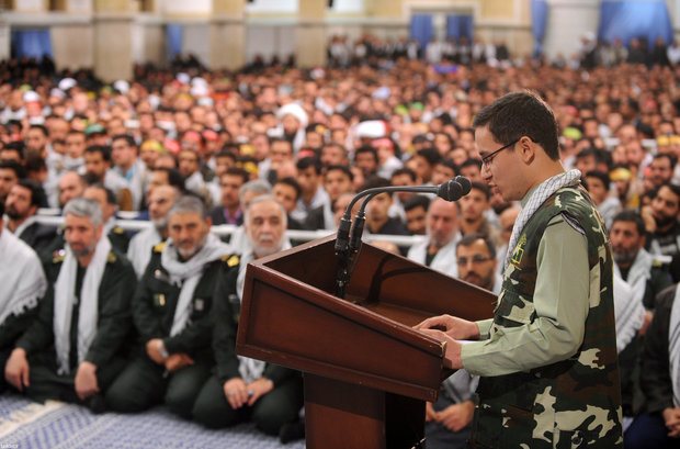 Supreme Leader receives Basij commanders, forces