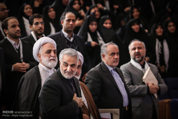 Amoli Larijani attends Judiciary Basij meeting