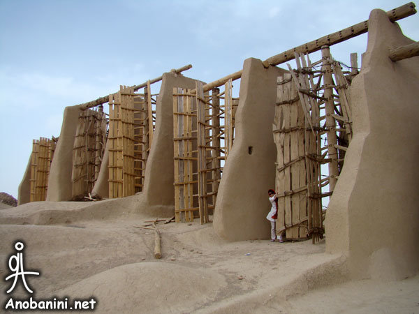 Windmills in Nashtifan, northeastern Iran