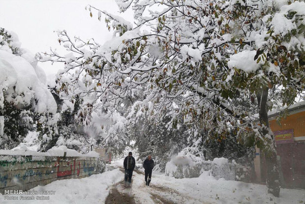 Iran blanketed in snow