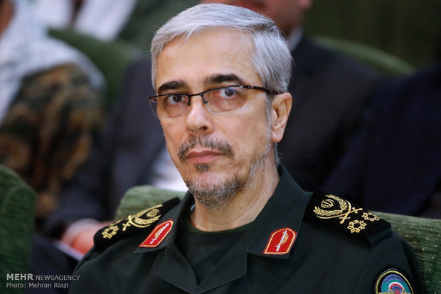 رئيس الأركان الإيراني : أي حرب ضد إيران سترتد بنتائج عكسية 