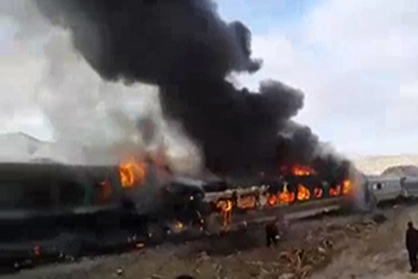 حادثه قطار در سمنان