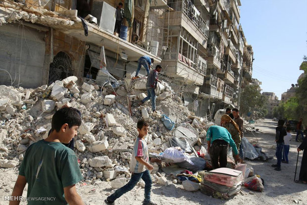 گرسنگی و ویرانی در حلب