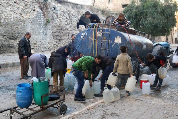 گرسنگی و ویرانی در حلب