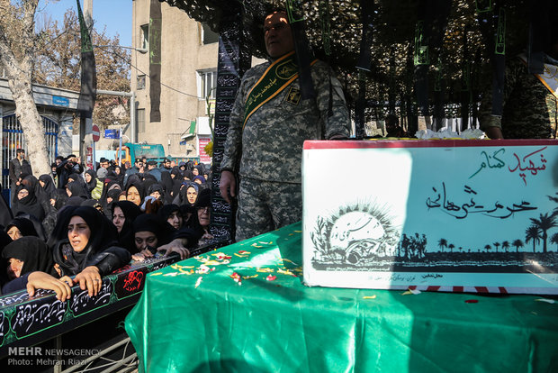 Funeral for unknown martyrs in Tehran