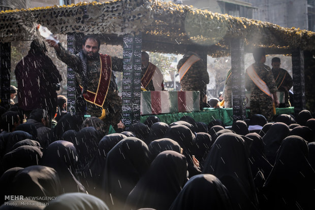 Funeral for unknown martyrs in Tehran