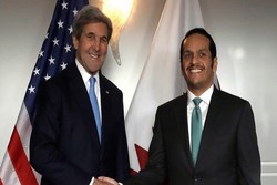 دیدار وزرای خارجه آمریکا و قطر در رم
