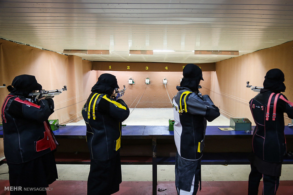 مخيم رياضة الرماية للشابات واليافعات في محافظة كلستان