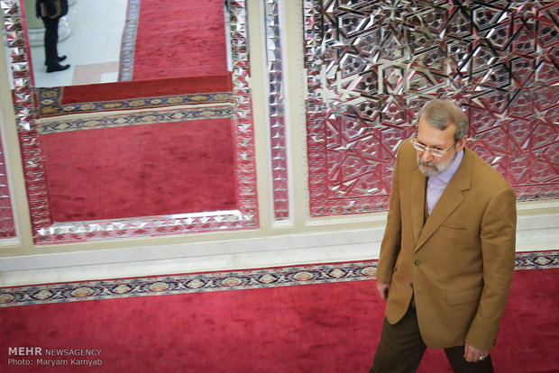 Larijani receives Indonesian MPR head