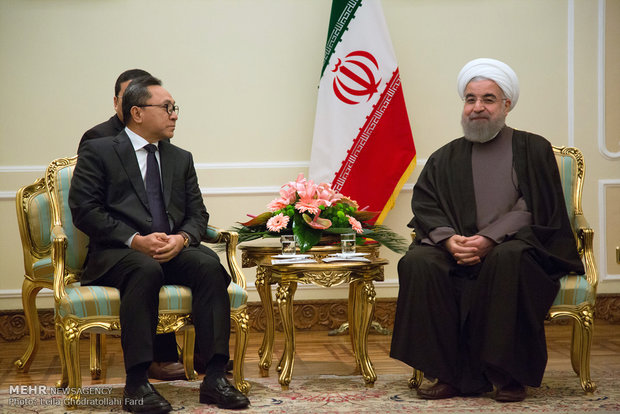 Rouhani, MPR of Indonesia meet in Tehran