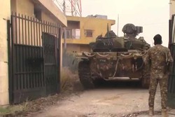 فیلم/نبرد سنگین ارتش سوریه با تروریستها در حلب