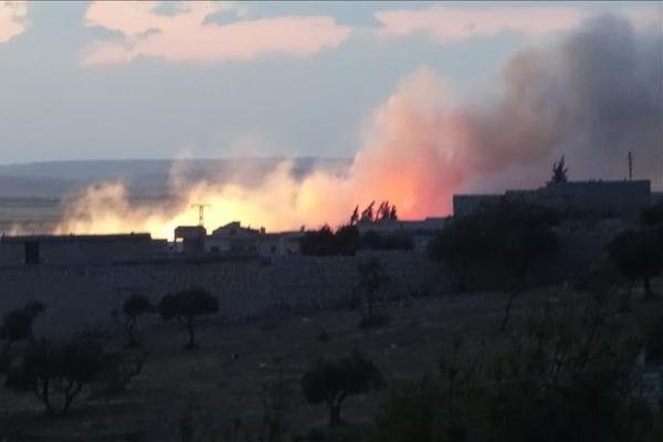 الطيران الروسي يقصف مواقع "داعش" في منطقة الباب بسوريا
