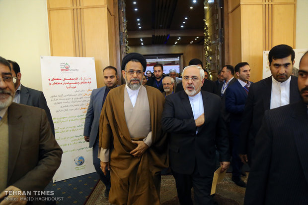 Iranian Foreign Minister Mohammad Javad Zarif , Iranian Intelligence Minister Seyed Mahmoud Alavi 