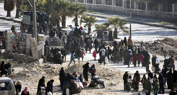 Over 13K civilians evacuated from Aleppo regions in 24 hours

