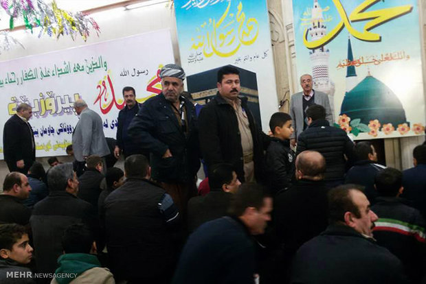 جشن میلاد پیامبر در اربیل‎