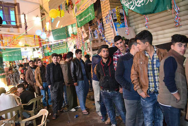 جشن میلاد پیامبر در اربیل‎
