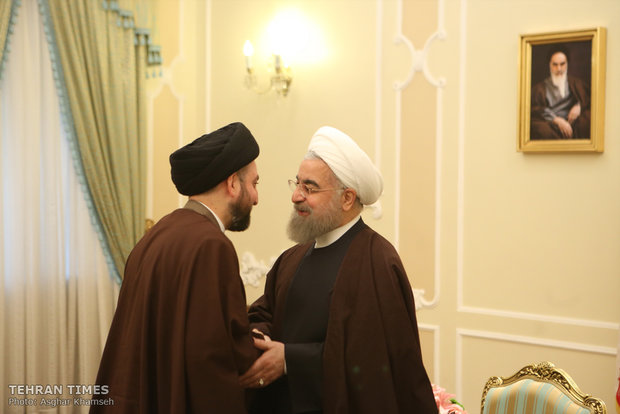 Ammar Hakim meet President Hassan Rouhani