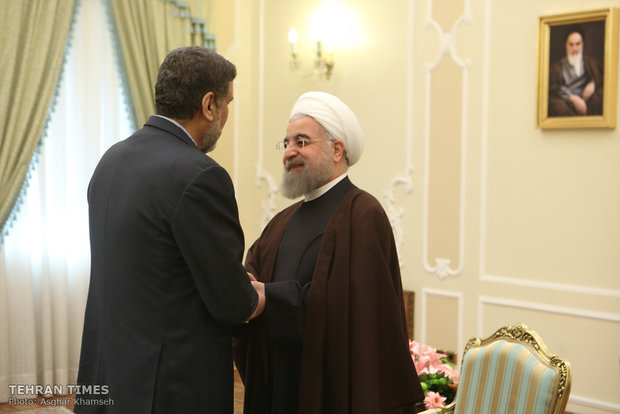 Ramadan Abdullah meet President Hassan Rouhani